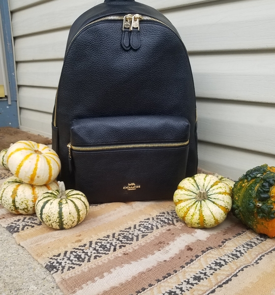 Coach "Charlie" backpack in black - Picture 2 of 11